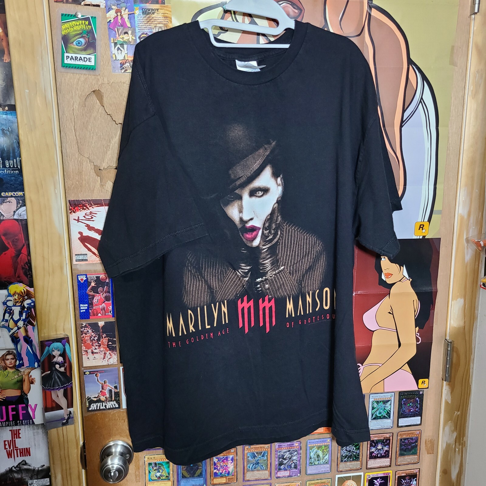 VTG Marilyn Manson The Golden Age of Grotesque Burlesque T-Shirt sz 2XL XXL Tour gallery