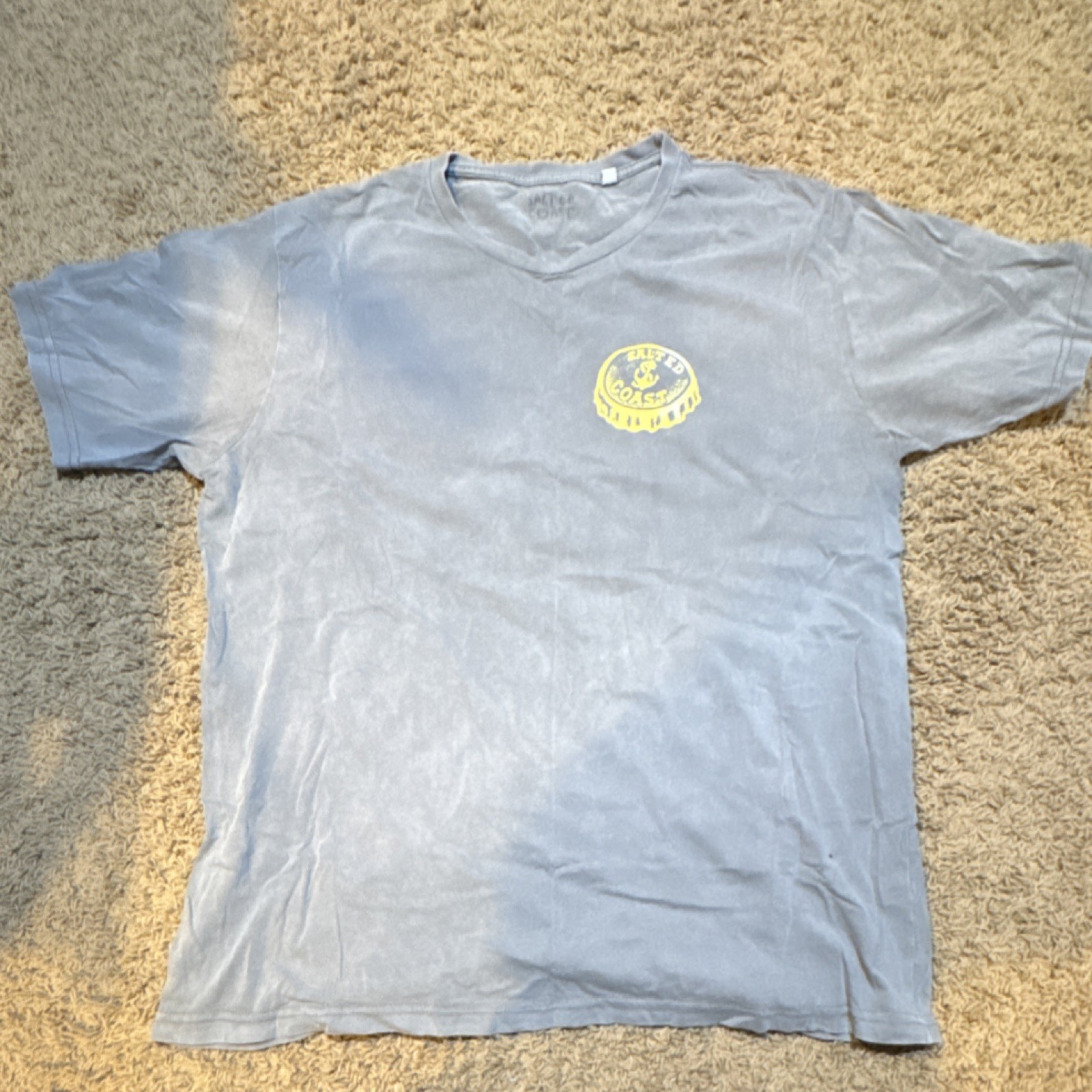 Salted Coast Cape Cod Blue Graphic Men's T-Shirt XL Short Sleeve Round Neck gallery