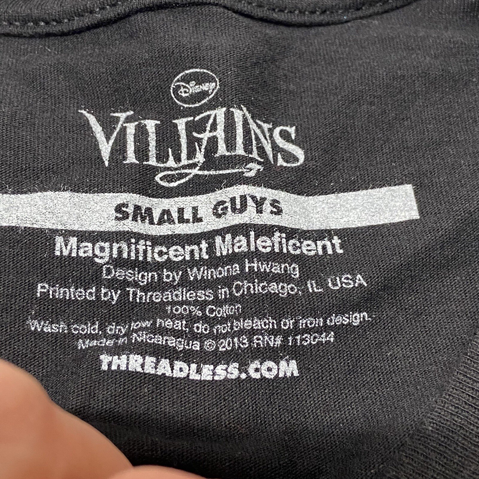 Disney Villains Magnificent Maleficent Shirt Black Graphic Shirt Size Small Guys gallery
