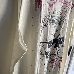 Vtg Y2K Style Ed Hardy Destroy Punks Not Dead Tattoo Tee Tank Skull Sz XXL