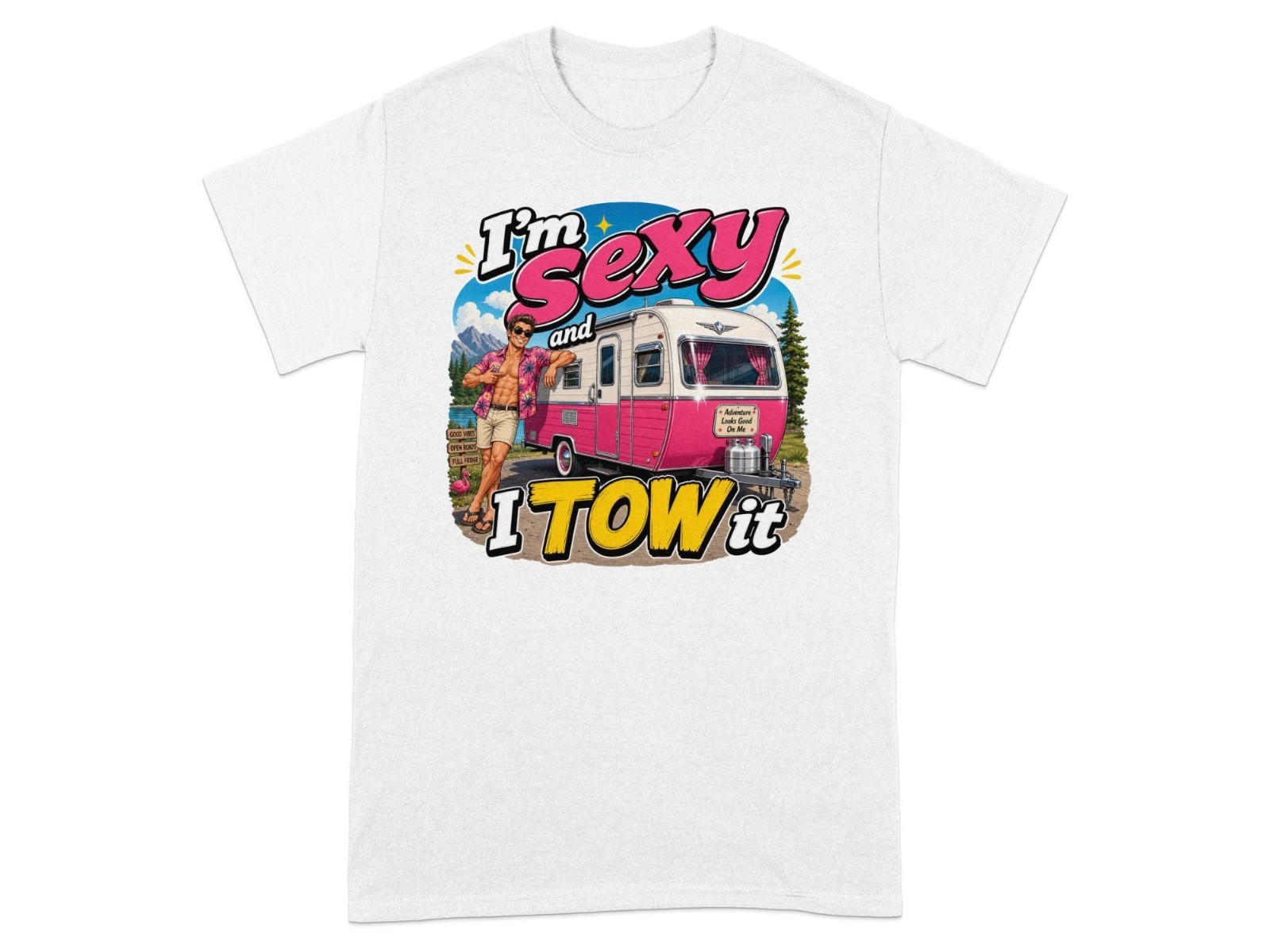 Funny RV Shirt, Camping Tee, Road Trip Adventure Top T-Shirt gallery