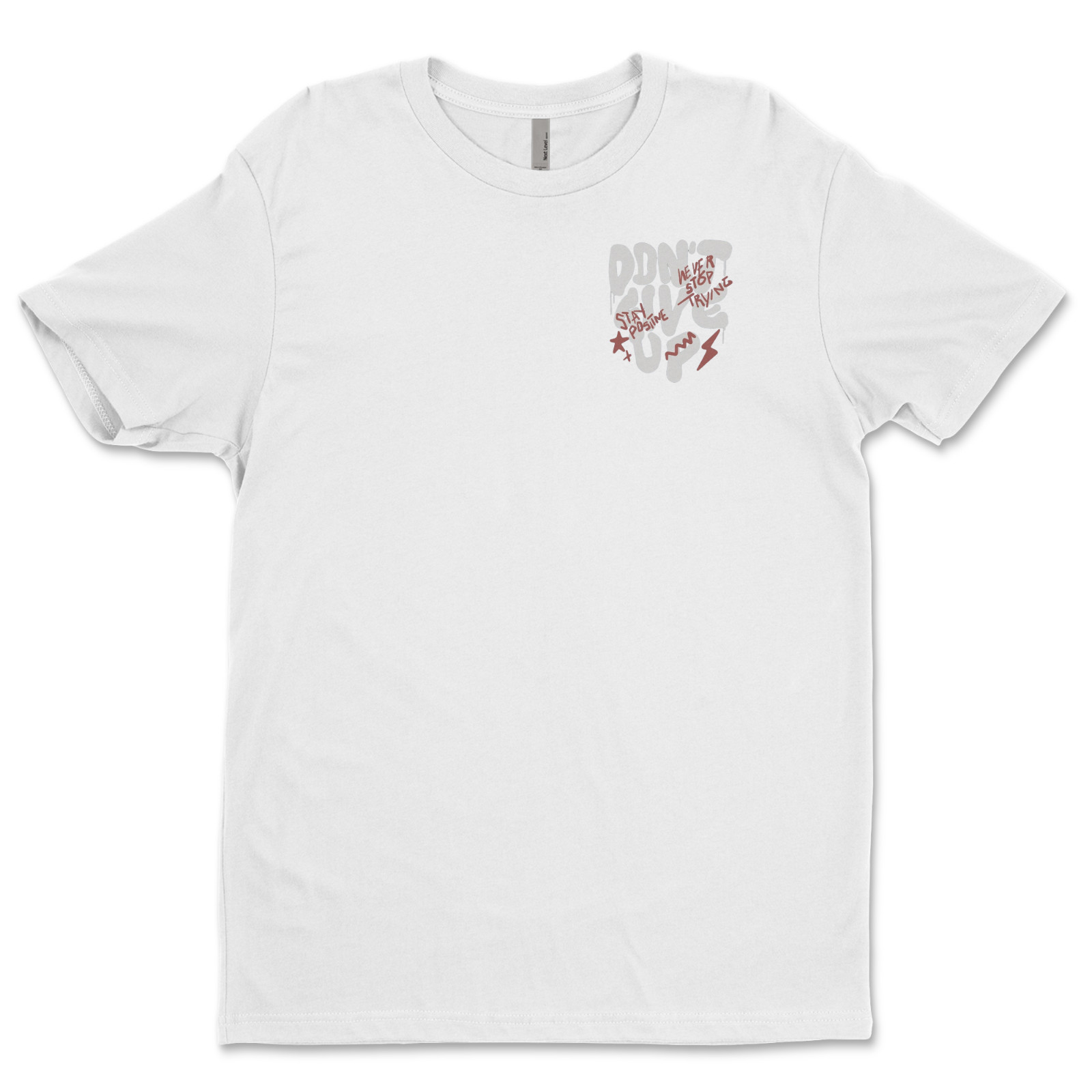 DTF Don't give up/ Custom Unisex Soft Style T-Shirts, Next Level- Cotton gallery