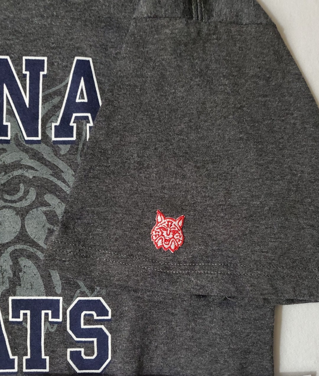 Arizona Official Wildcat Wear T-Shirt Mens Large Gray Cotton Blend NCAA, PAC 12 gallery