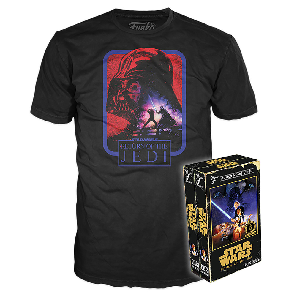 -Funko Boxed Unisex Tee: Star Wars – Vader – Return of the Jedi – Medium