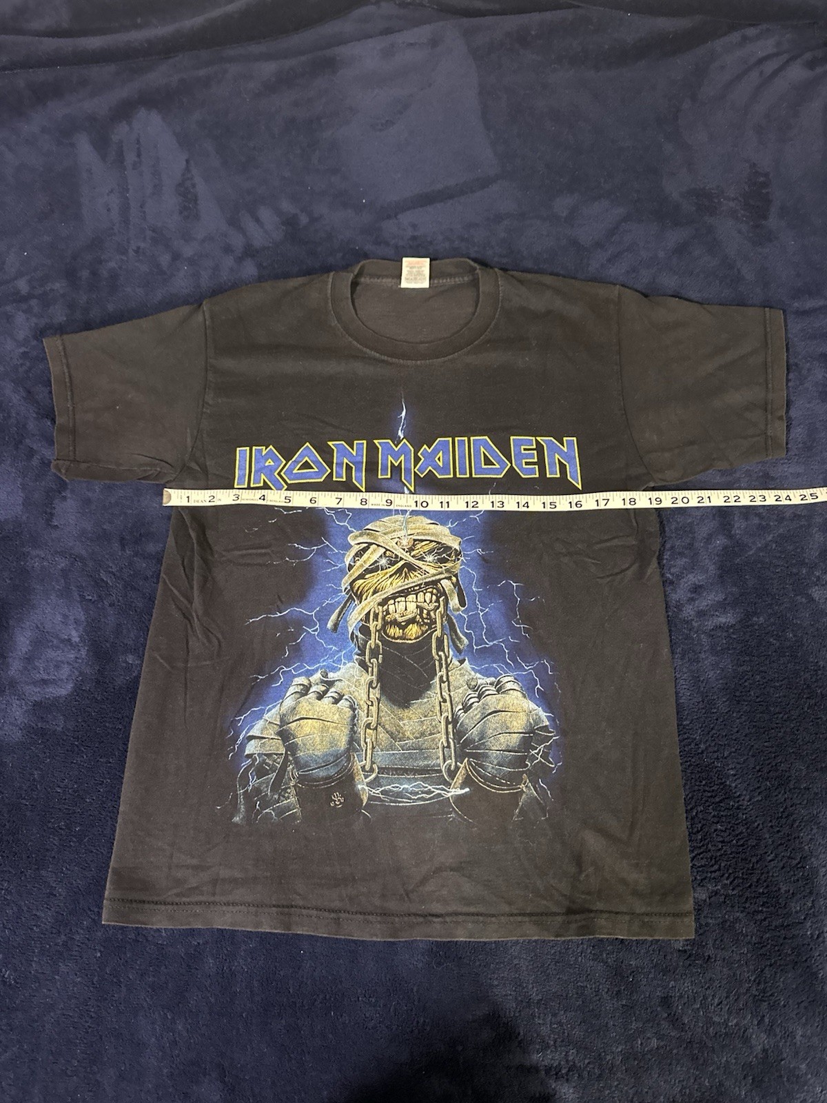 Iron Maiden Powerslave Medium Shirt Vintage gallery