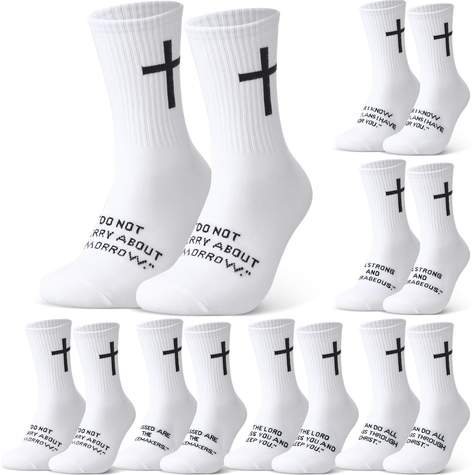 Christian Socks Cross Prayer For Men Birthday Gift Dad Husband Grandpa gallery