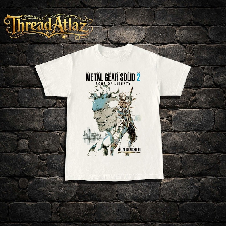 Metal Gear Solid 2 T-Shirt – Retro Tactical Espionage Tee gallery