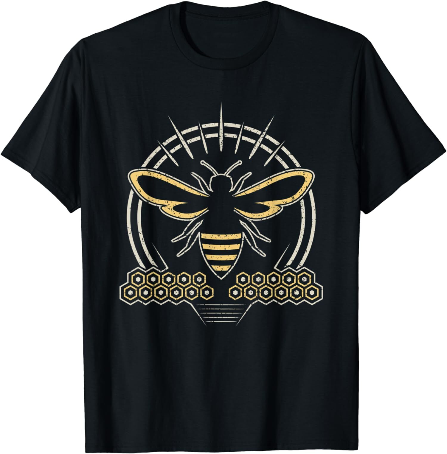 NEW LIMITED Vintage Beekeeper Retro Honey Bee Beehive T-Shirt