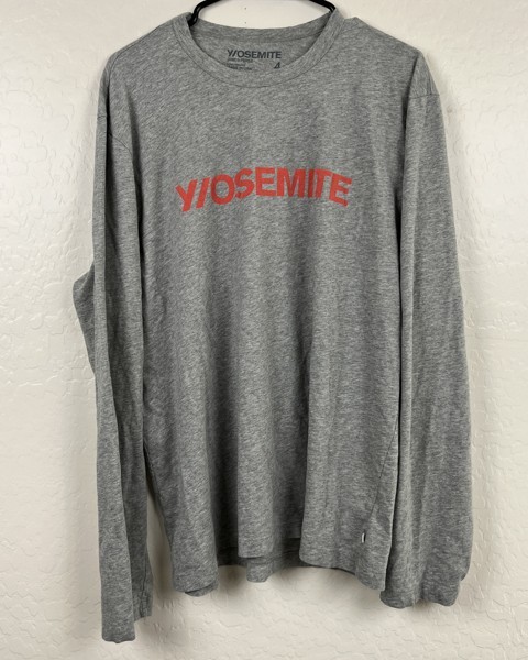 James Perse Yosemite Long Sleeve T Shirt Size 4 / XL Gray