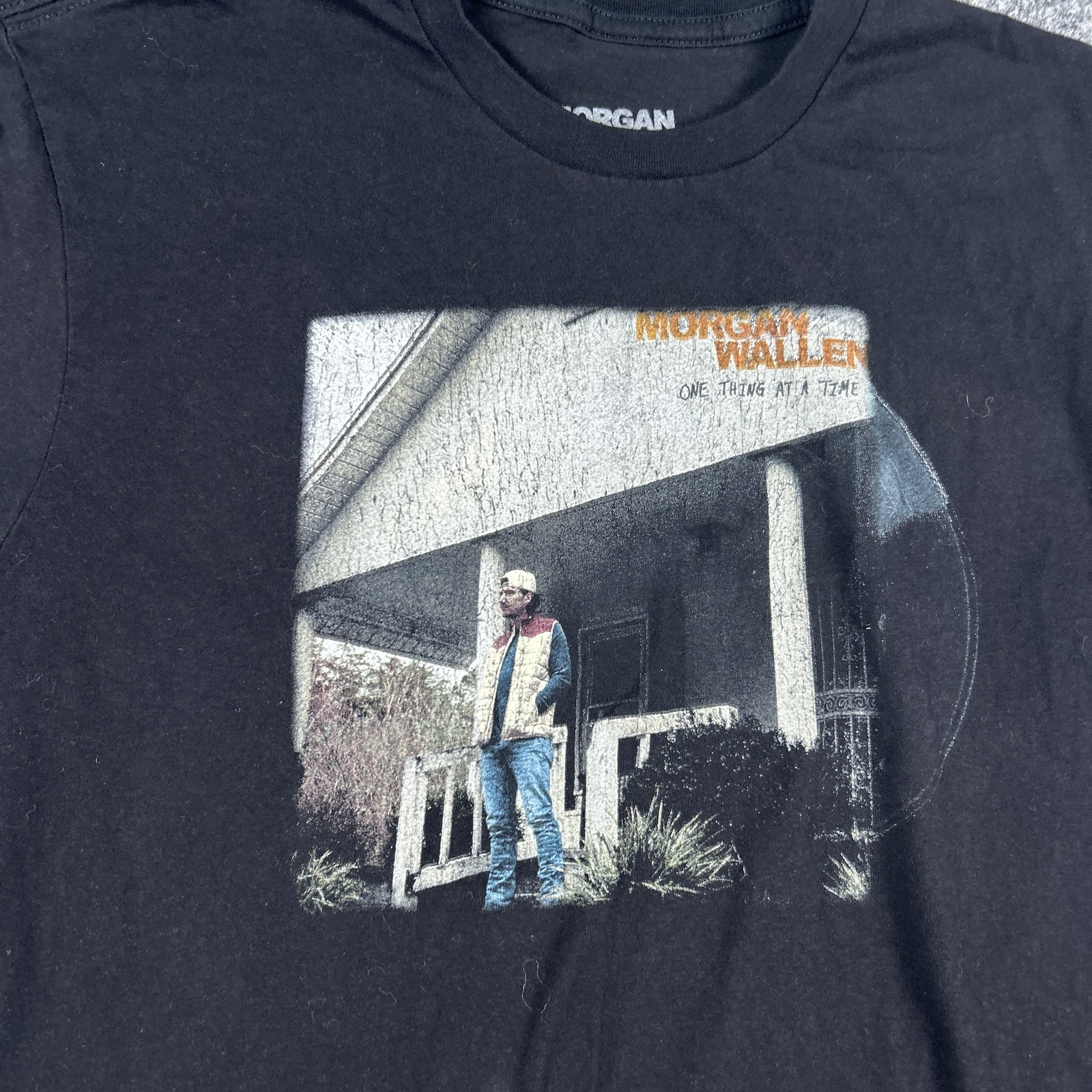 Morgan Wallen Shirt Mens Large Black One Thing At A Time Album Country Music Tee gallery