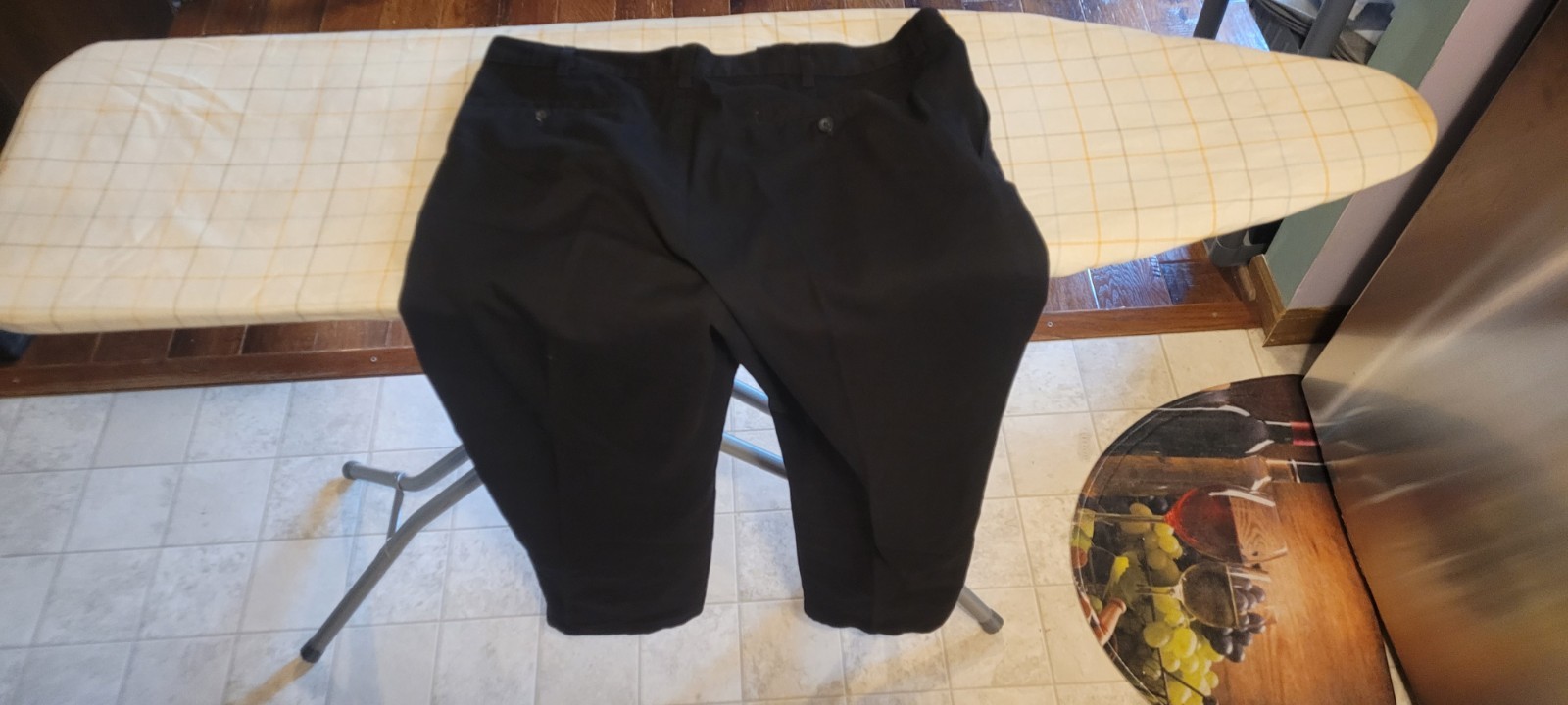 George Black Dress Pants Straight Leg 34" Inseam gallery