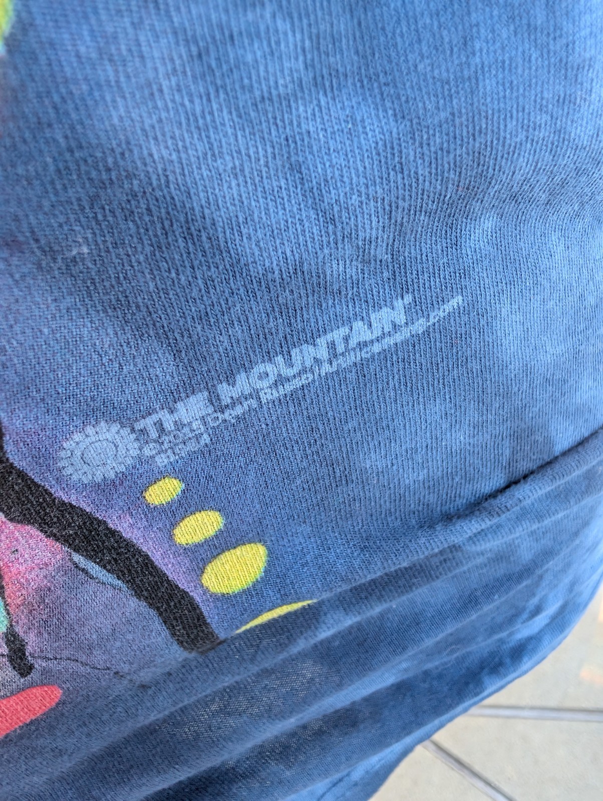 Lab Love The Mountain 2015 T-Shirt Mens L Blue Tie Dye Dog Vintage Y2K Tee gallery