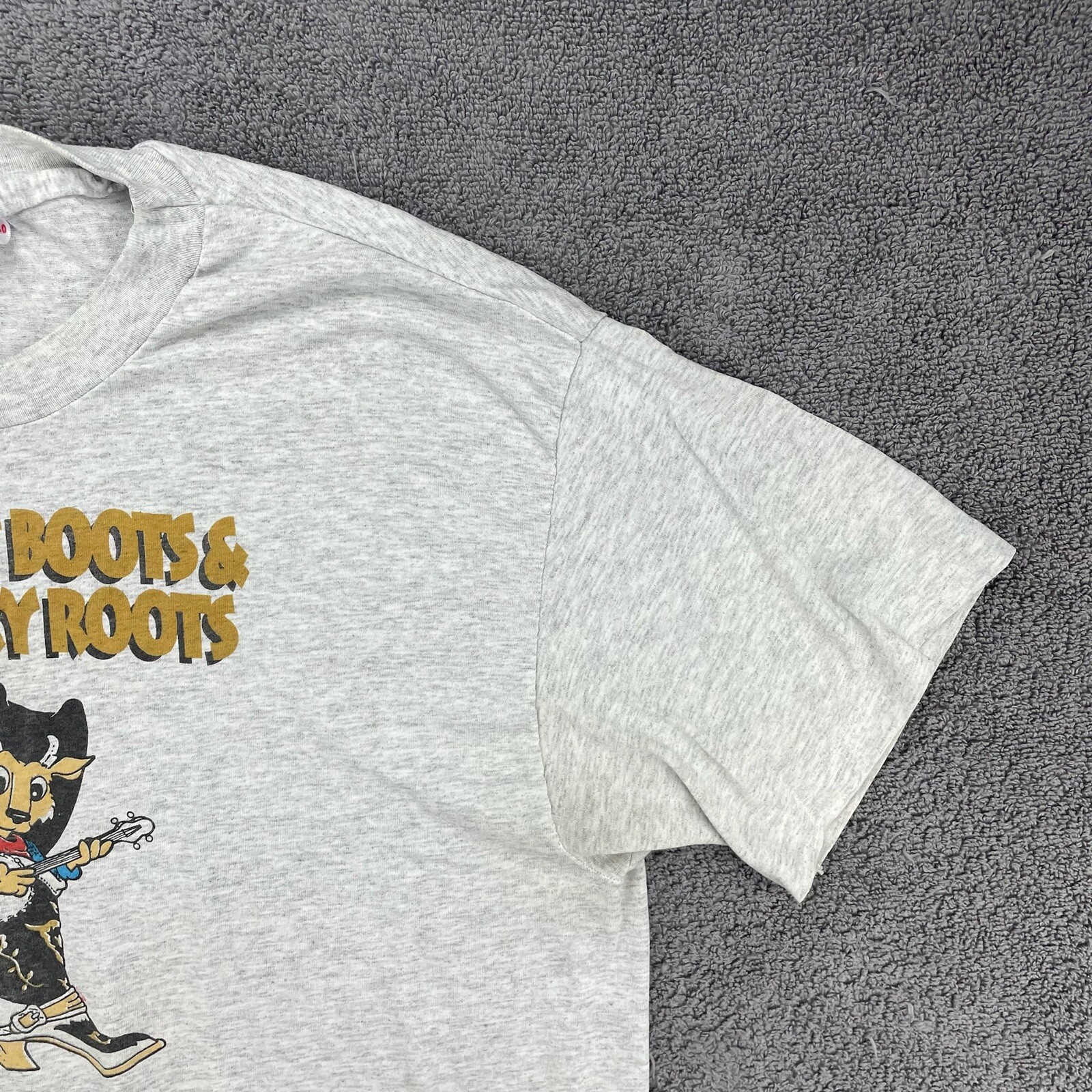 Vintage Fair T-Shirt Adult Large Cowboy Boots Country Roots Antelope Valley Mens gallery