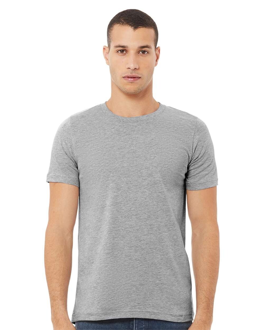 Bella + Canvas 3001CVC 3XL Athletic Heather Grey CVC Jersey Unisex Tshirt gallery