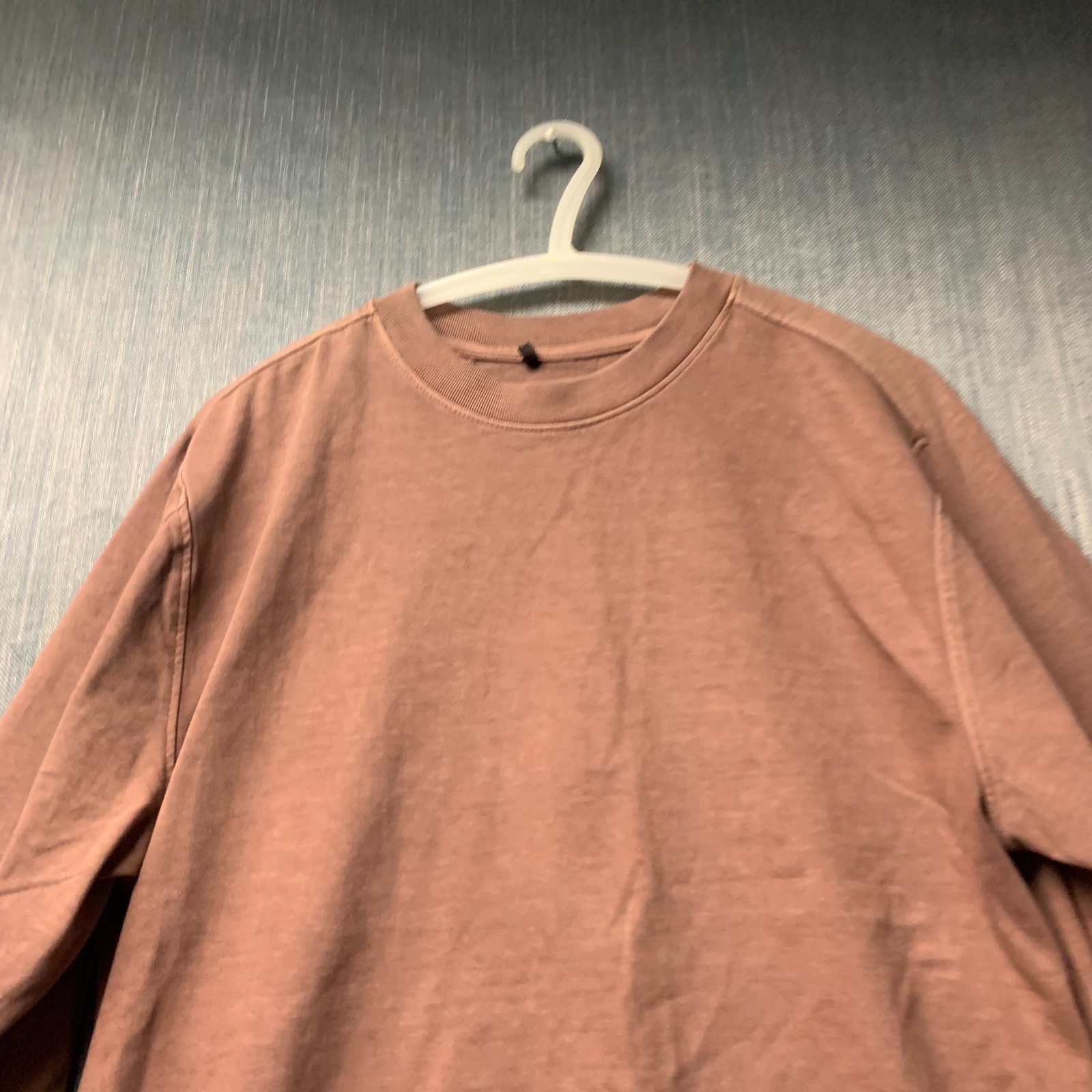 VRST Men’s Shirt Size M Brown Long Sleeve Crewneck Casual Tee gallery