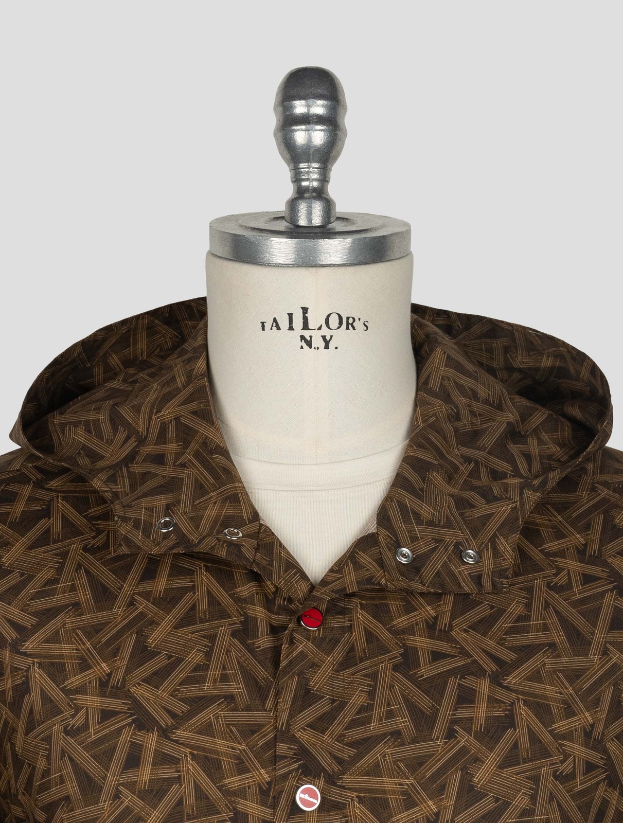 NEW KITON BROWN COTTON EA SHIRT MARIANO EU 56 - US 46 - 2XL KME52 gallery