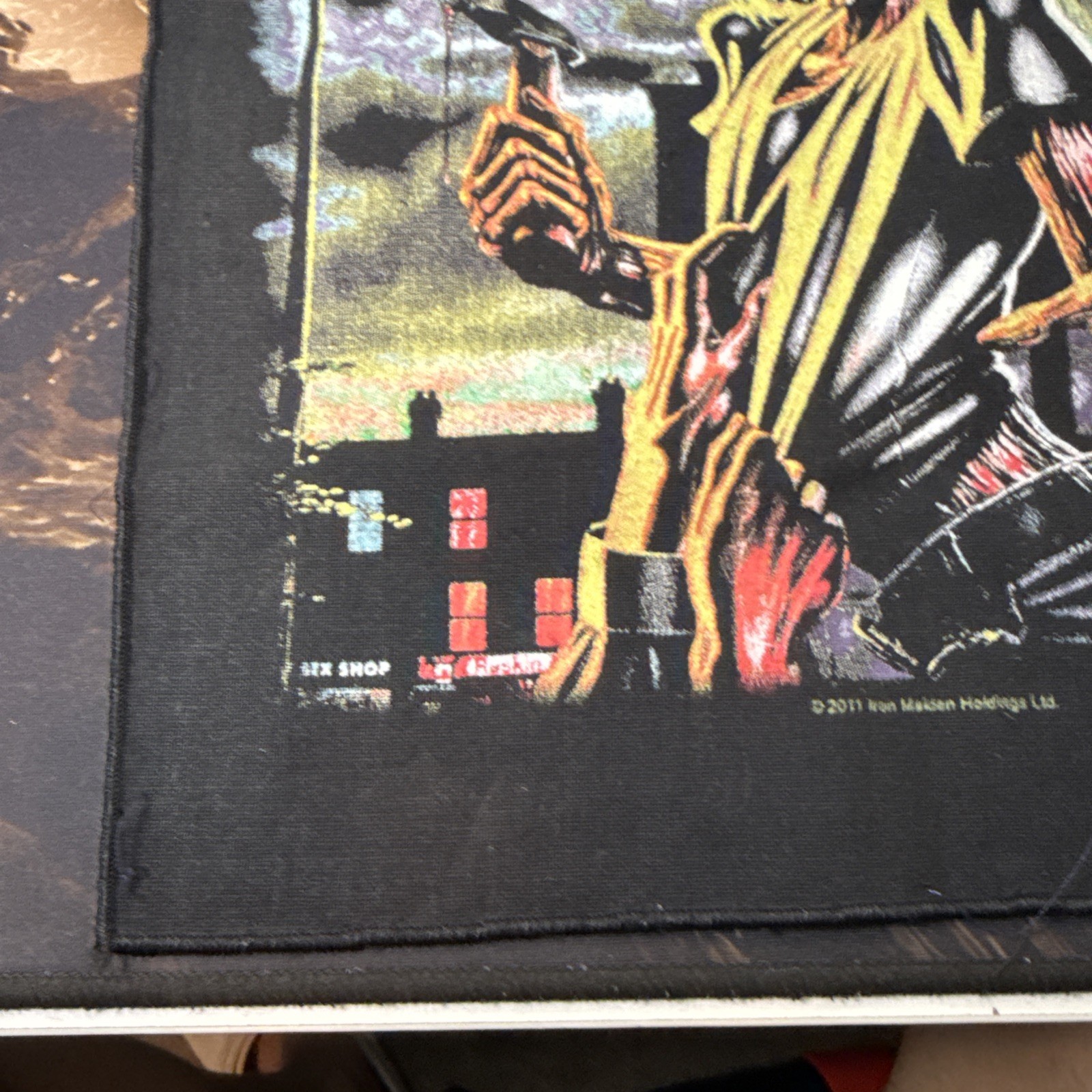 Large IRON MAIDEN Licensed KILLERS Eddie Woven Sew On Battle Jacket BACK Patch gallery