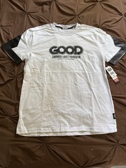 GTL MENS GOOD THINGS LAST FOREVER GRAPHIC PRINT T-SHIRT WHITE/BLACK SZ XL