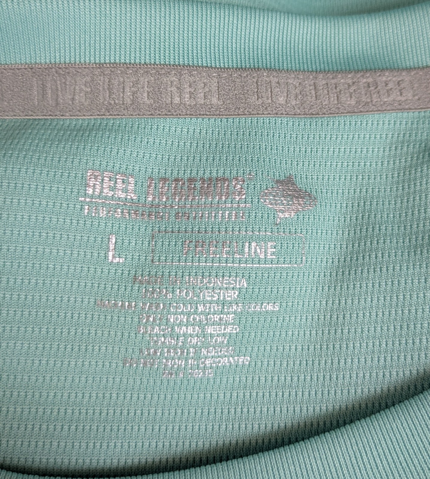 Reel Legends Freeline Performance Shirt Mens Sz L Mint Fishing Quick Dry Sun Pro gallery