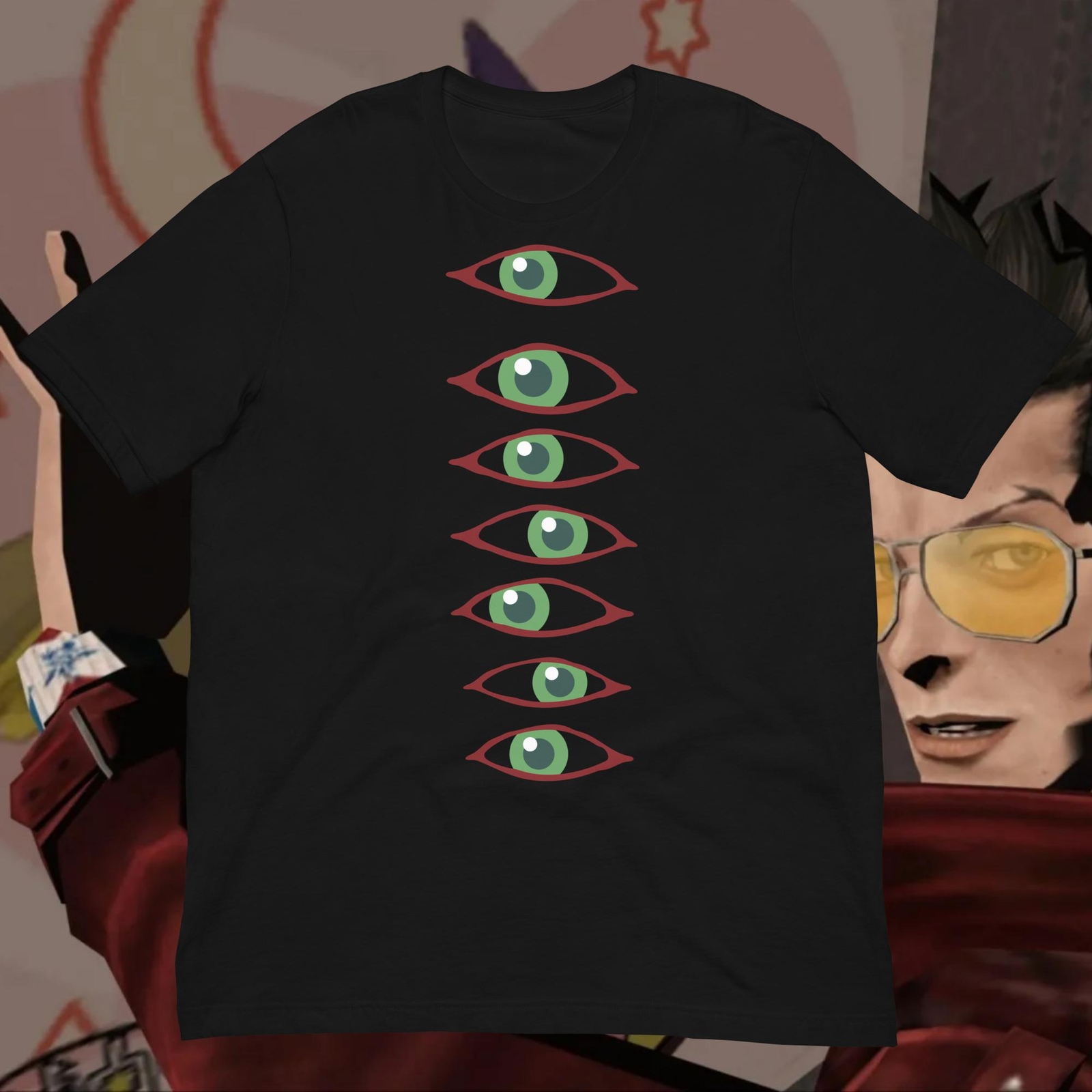 No More Heroes Travis Touchdown Shifty Eye Cosplay Shirt Suda 51 gallery