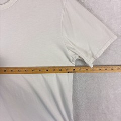 Forty Five Tshirt Mens M White Blank Classic Preppy Quiet Luxury Huckberry USA