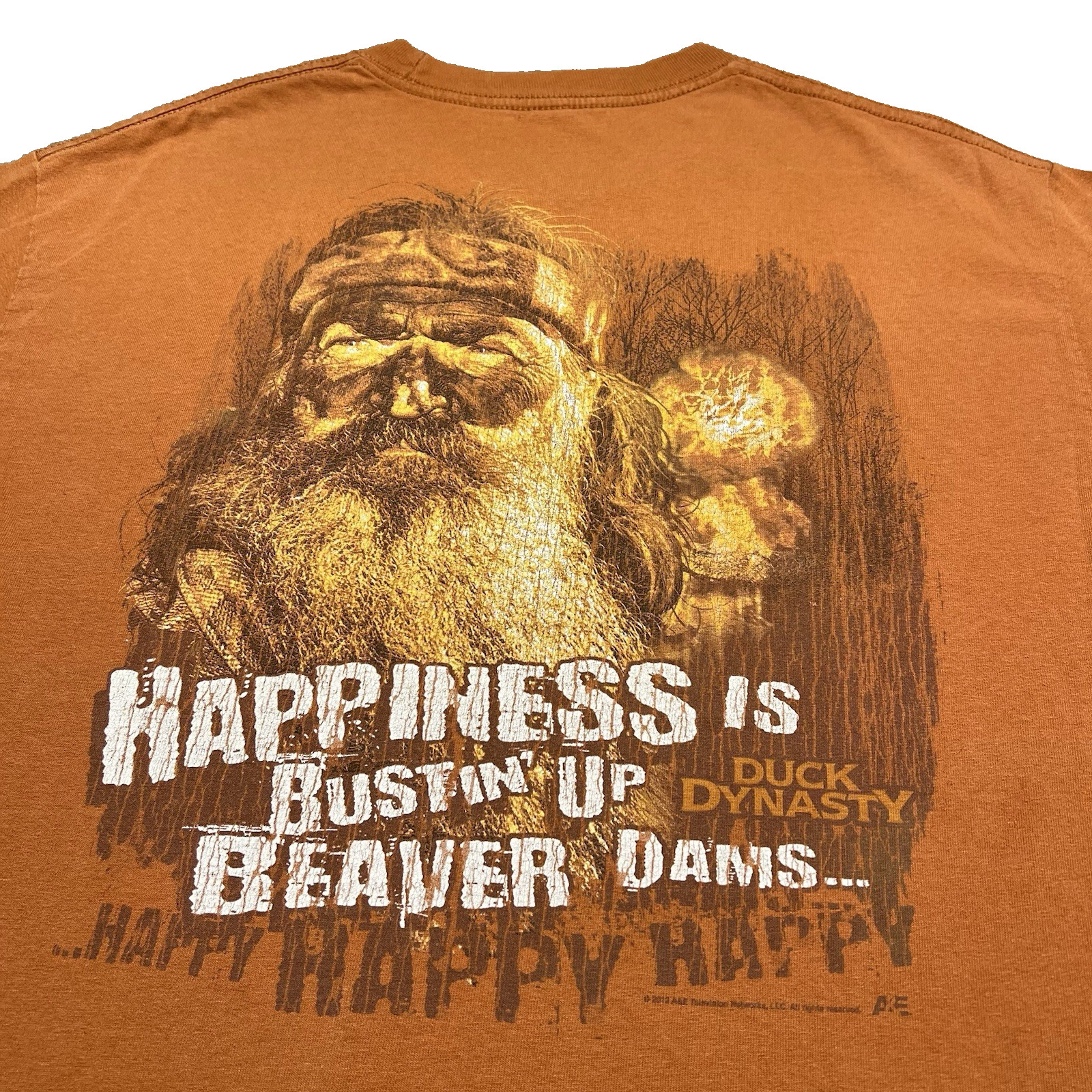 Duck Dynasty Shirt L Phil Robertson 2012 A&E Graphic Tee Mens gallery