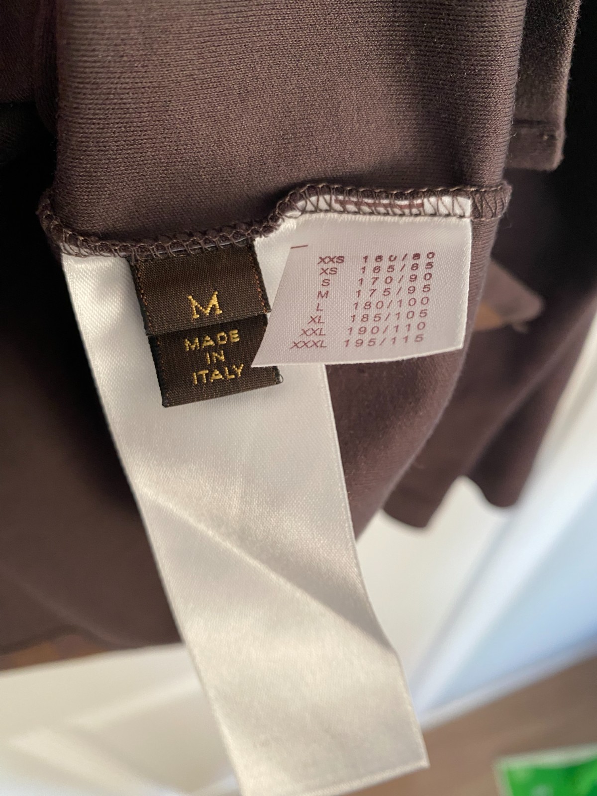Louis Vuitton Damier Pocket Long-Sleeve Tee - Brown, Excellent Condition gallery