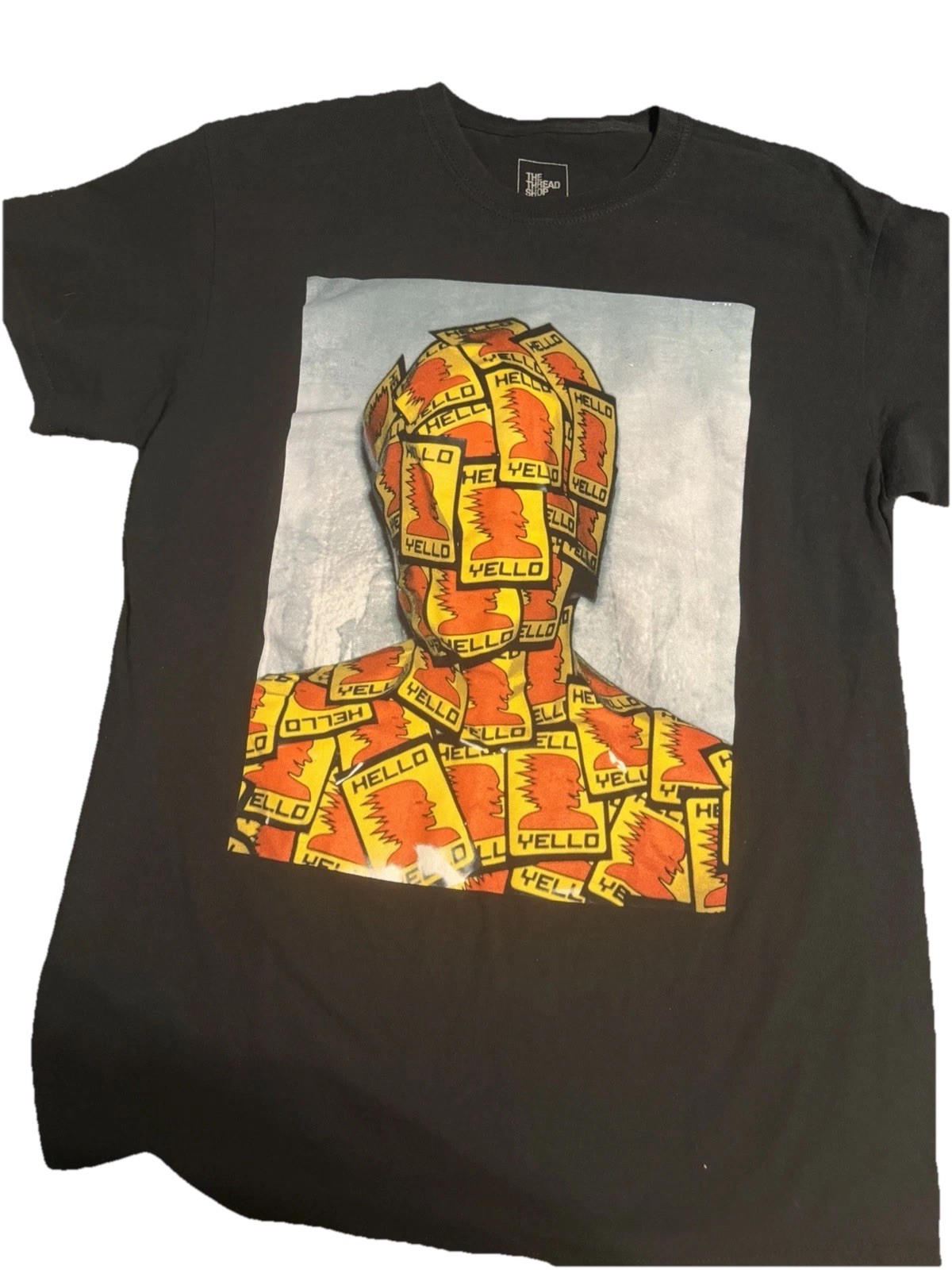 The Thread Shop Art Graphic Black Cotton T-Shirt Crew Neck Men's Medium gallery