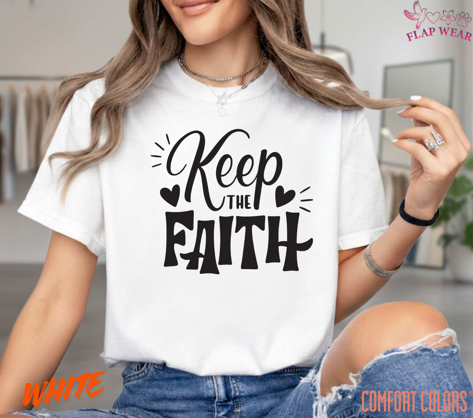 Unisex Keep The Faith T-Shirt, Men T shirt,Women T shirt Gift ReligionTop gallery