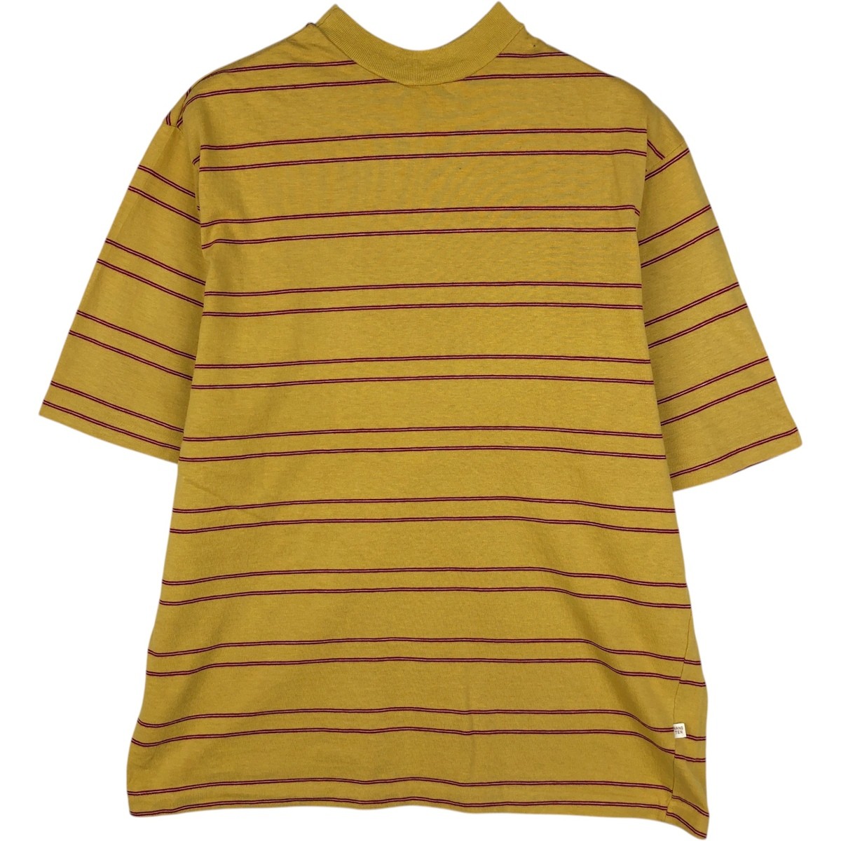 Used 70'S-80'S HANG TEN striped pattern multi-stripe mock neck surf skate t-... gallery
