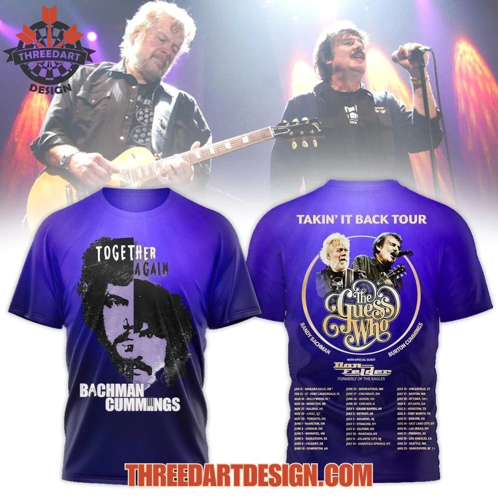 Takin It Back Style The Guess Who Rock Fan 3D T-shirt