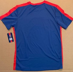NWT Paris Saint Germain Blue and Red Men’s Short Sleeve Shirt Size L