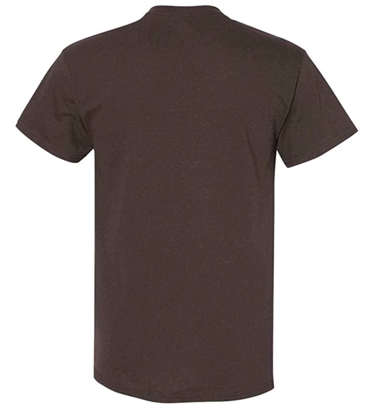 Gildan Heavy Cotton 5.3 oz. Adult Unisex T-Shirt (G500), Dark Chocolate, Small gallery