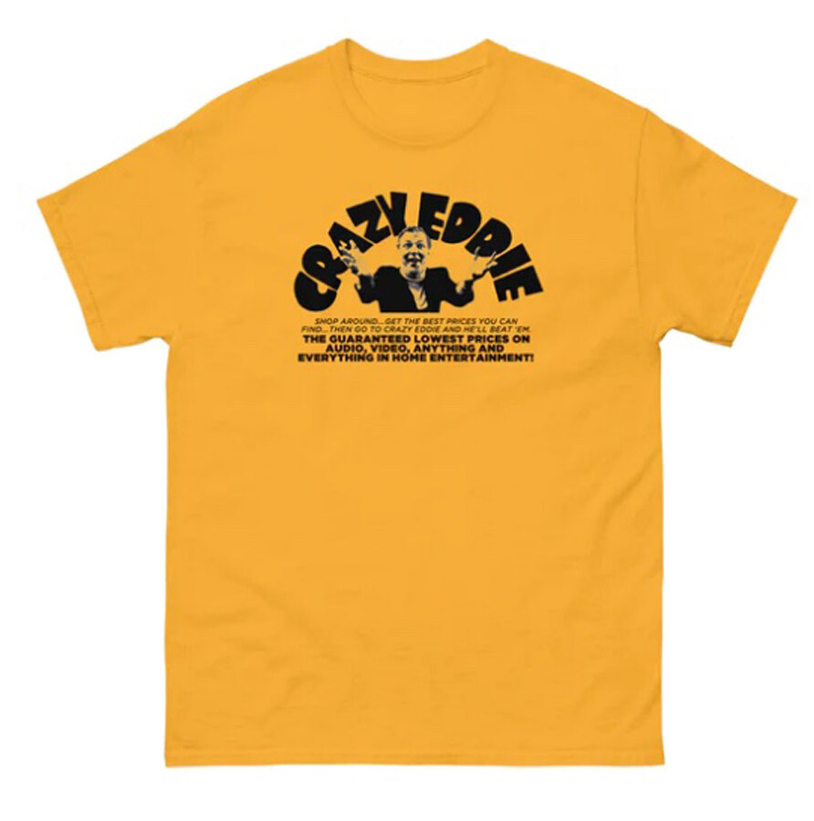 CRAZY EDDIE Cereal Men's/Unisex Short-Sleeve T-Shirt Tee NYC NEW YORK CITY gallery