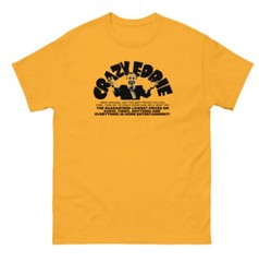 CRAZY EDDIE Cereal Men’s/Unisex Short-Sleeve T-Shirt Tee NYC NEW YORK CITY