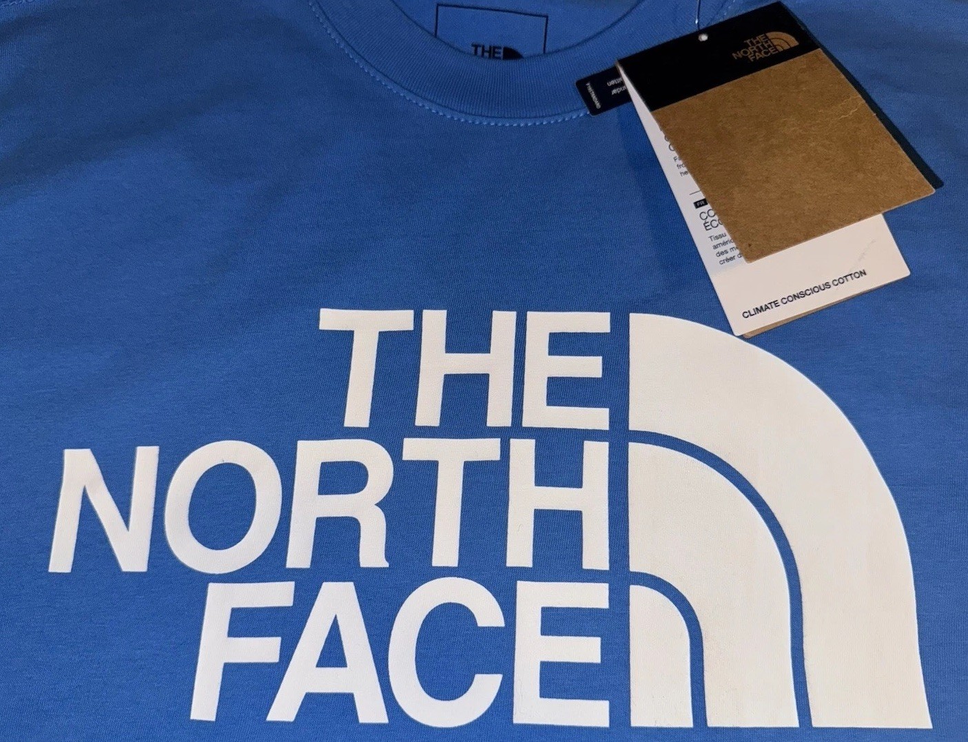 NWT $30 The North Face Half Dome Logo Tee T Shirt Supersonic Blue Men’s Medium M gallery