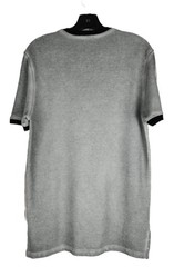 ATM Anthony Thomas Melillo Mens Pique Tee Sz Small Grey Shadow Garment Dye NWT