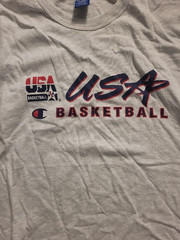 EUC Vintage 90s Champion USA Basketball Olympics Team Athletic T-Shirt Size XXL