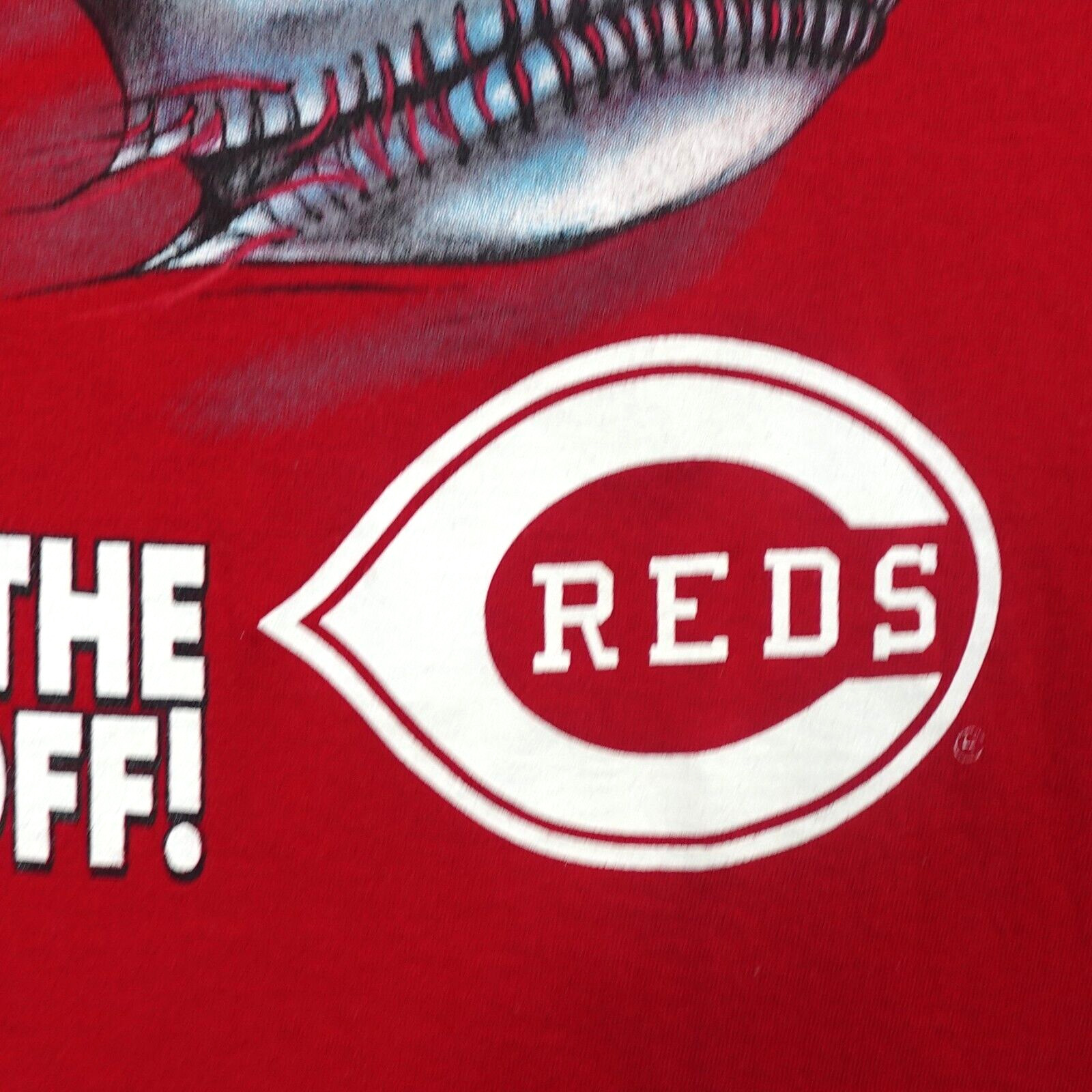 Vintage Starter Cincinnati Reds T Shirt Men's Size L Single Stitch Short Sleeve gallery