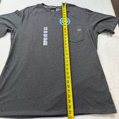 Dickies Performance Tee Mens XL Charcoal New Temp-iQ Cooling Pocket T-Shirt