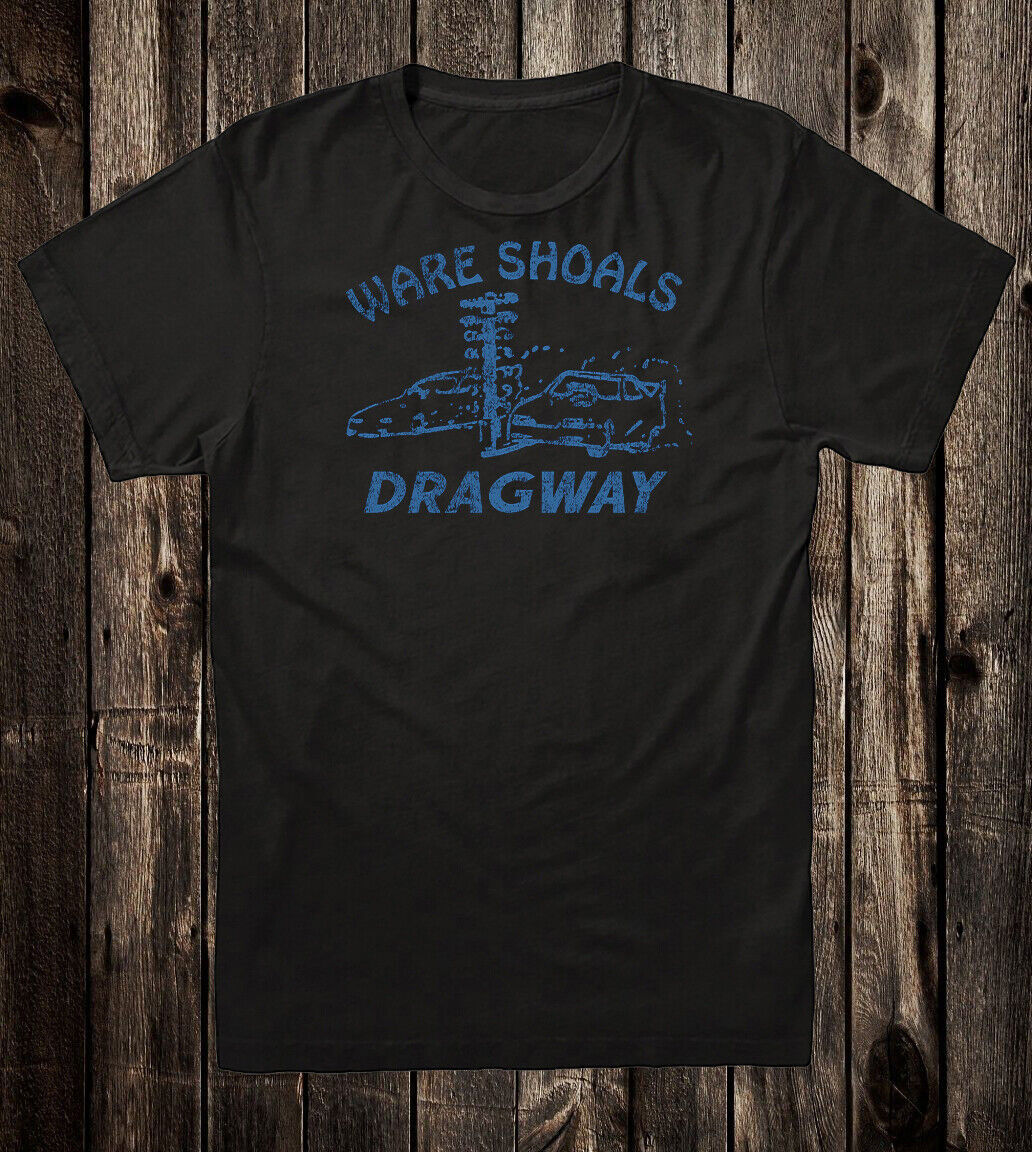Retro Hot Rod Tee T Shirt 100% Cotton Drag Race Racing Ware Shoals Dragway SC gallery