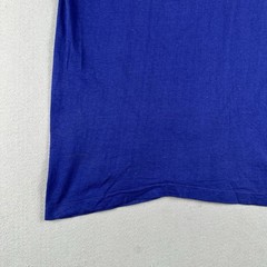 Vintage 70s Para Tech Sky Diving Team Shirt Large Blue Devil Logo Single Stitch