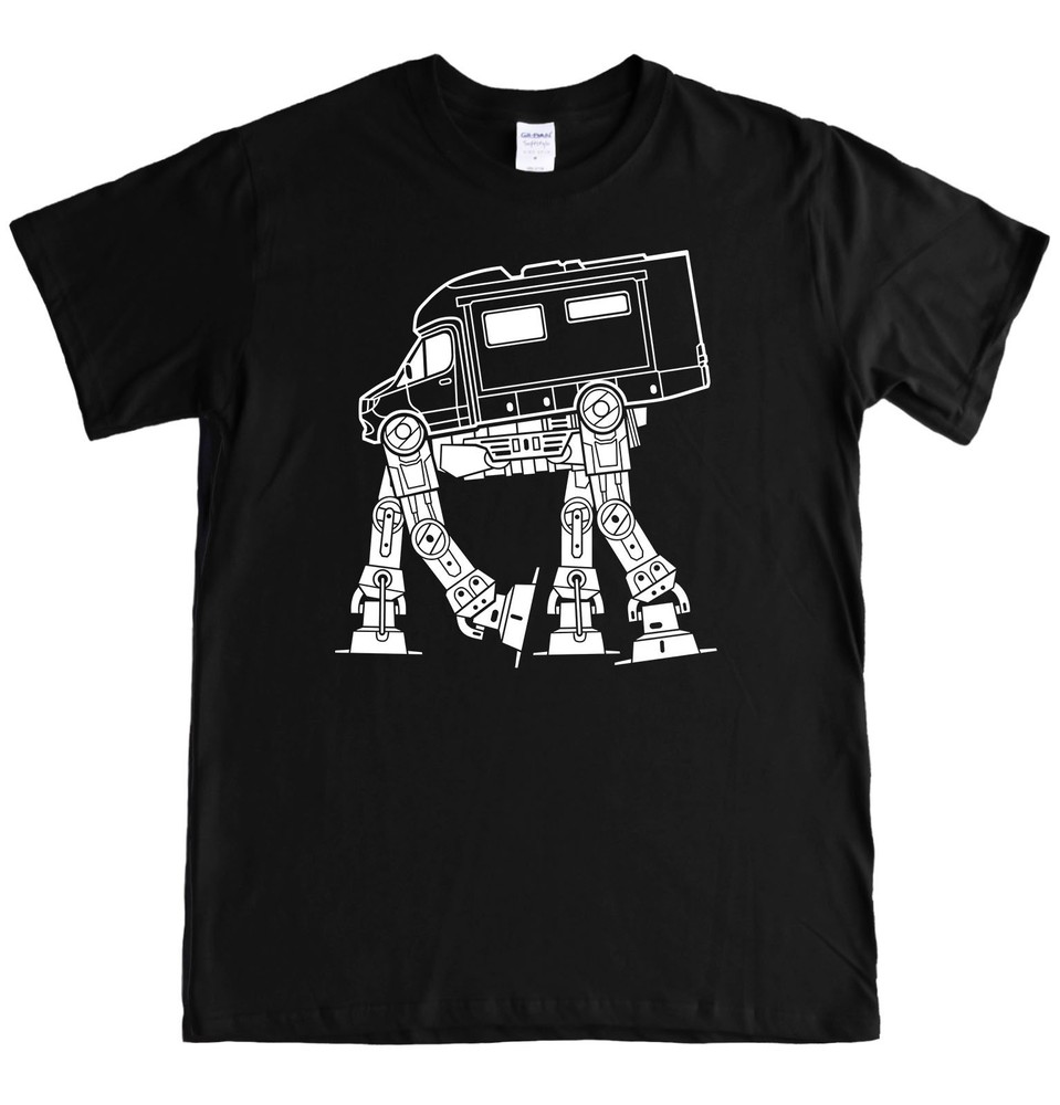 CAMPERVAN AT-AT Imperial Walker T-Shirt – Motorhome, Star Wars 5 Styles, S – 5XL