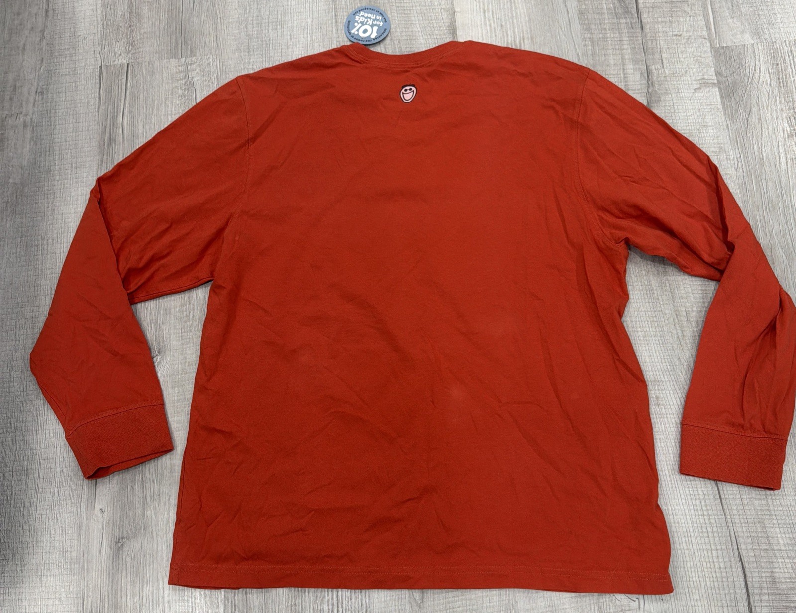 Life Is Good Long Sleeve T-Shirt Men's X-Large Classic Fit Orange Cabin Outdoor gallery