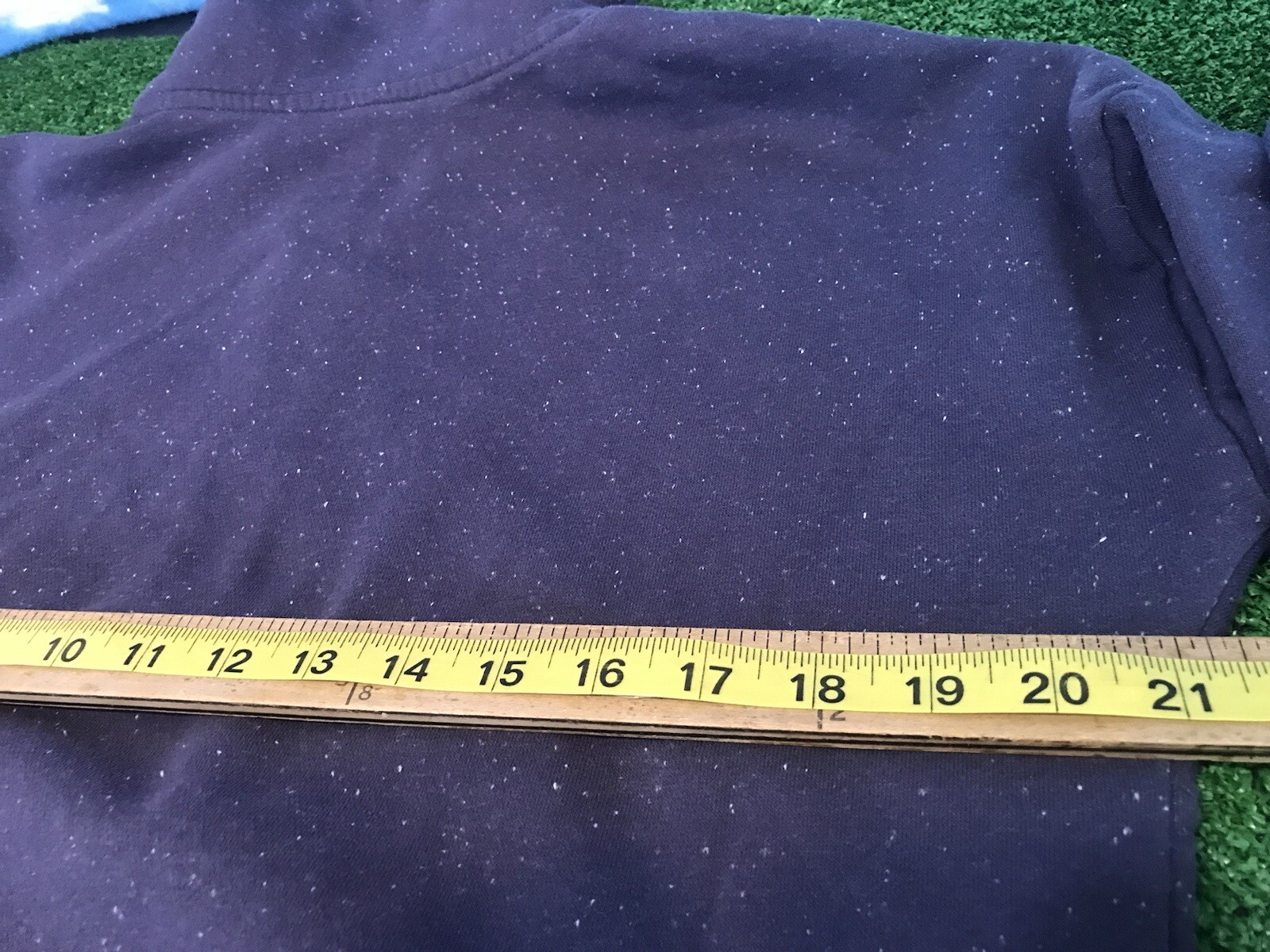 Under Armour Sweatshirt Jacket 1/4 zip sweater Shirt Armor Small S blue C43 gallery