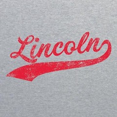 Lincoln City Baseball Script – Baseball Pride Triblend T Shirt – Premium Heather