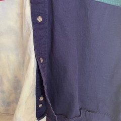 Long sleeve men’s button up Ivy crew size large color blocked