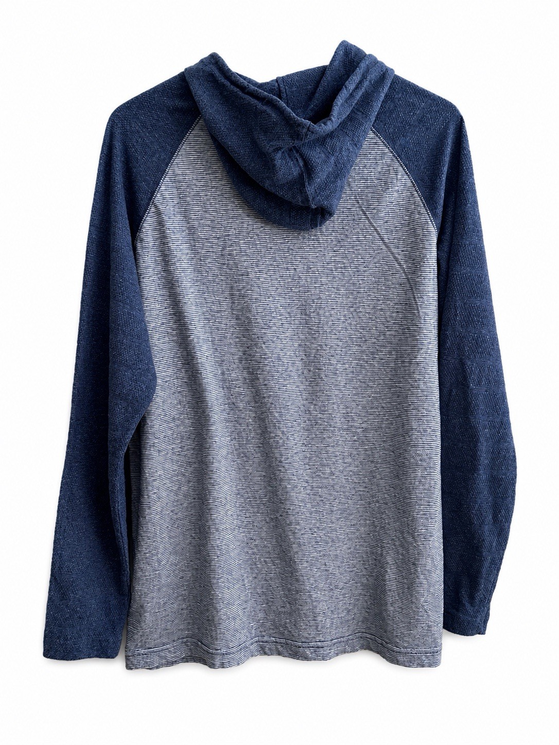 Quicksliver Michi Hoodie Mens Large Blue Heater Pullover tshirt Surf Skate gallery