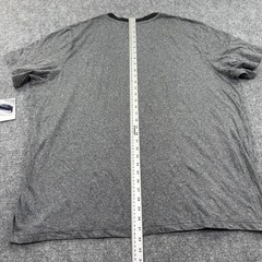 VTG Basic Editions Ringer Tee 2XL Gray Short Sleeve Cotton Blend NWT Mens