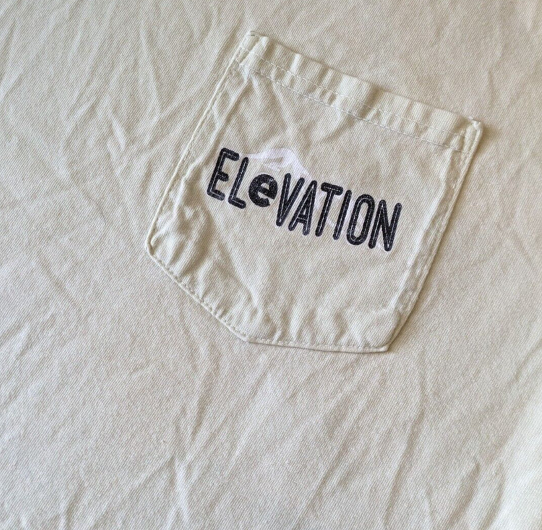 Elevation Worship Pale Yellow Comfort Colors Short Sleeve Size Large Christian gallery